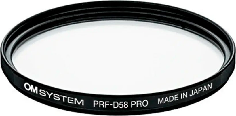 Filter mbrojtës OM SYSTEM PRF D58 Pro MFT, 58mm, i zi