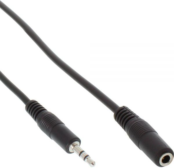Kabllo zgjatëse audio InLine 99931, Jack 3.5mm mashkull në femër, 2m, e zezë