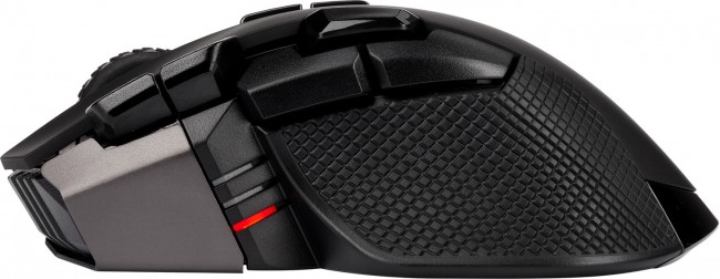 Гејминг глушец Corsair IRONCLAW RGB Wireless, безжичен, црн