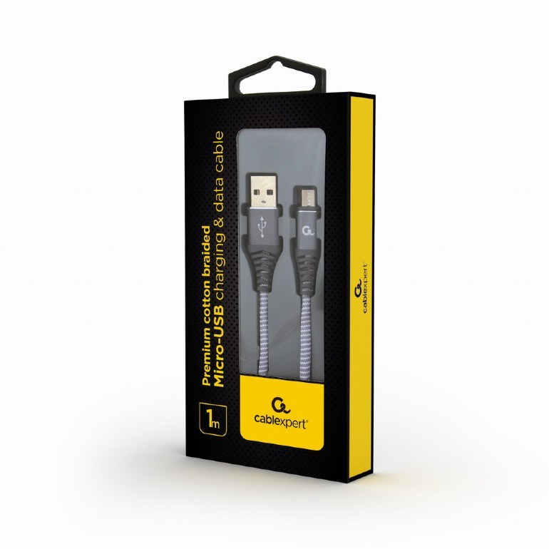 Kabllo Gembird, Micro-USB B / USB A, 1 m, e hirtë