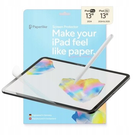 Mbrojtëse ekrani Paperlike 3 për iPad Air 13" Pro 13", 2024 2025, paketim 2 copë, transparente