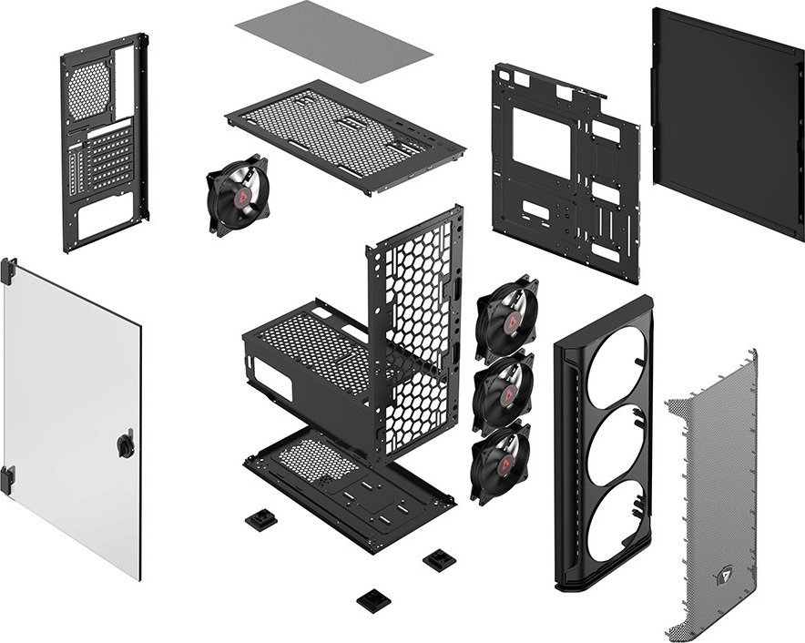 Kasë Savio Shadow X2 Mesh, Midi Tower
