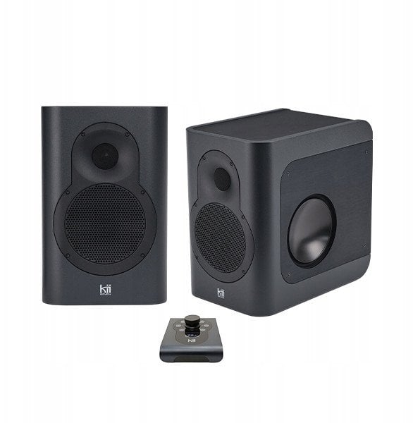 Altoparlantë aktivë wireless Kii Audio Seven System, Bluetooth 5, Roon AirPlay multiroom, gri e errët