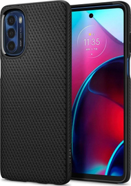 Mbulesë telefoni Spigen Liquid Air, për Motorola Moto G Stylus 2022, TPU, e zezë