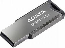 USB Memorja ADATA UV250, 16GB, USB 2.0, e argjendtë