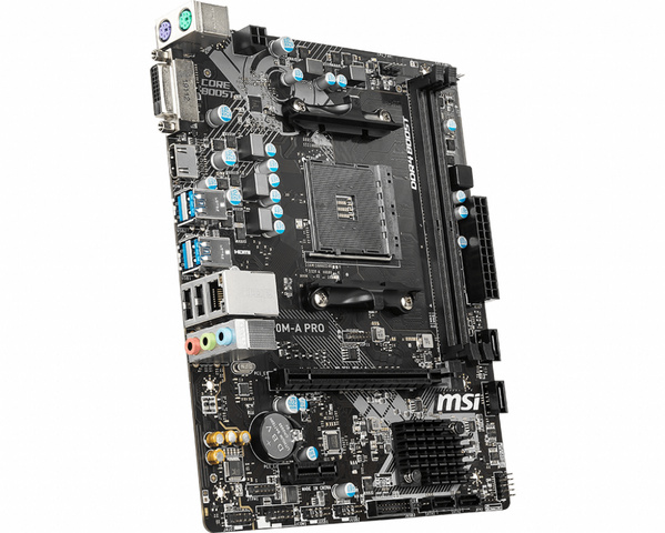 Pllakë amë MSI A320M-A PRO AMD A320 Socket AM4 micro ATX