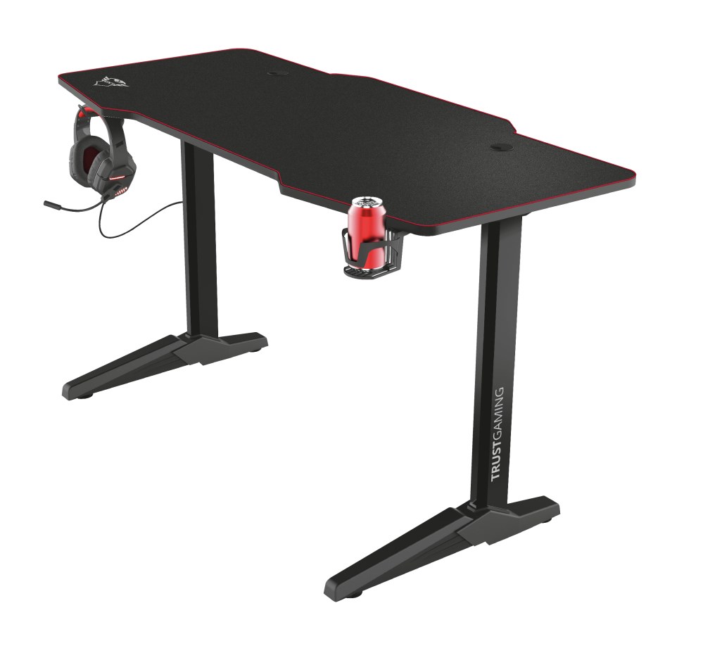 Tavolinë lojërash Trust GXT 1175 Imperius XL, 140x66cm, e zezë