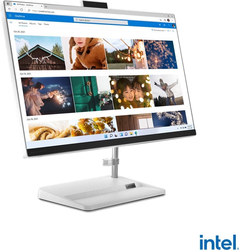 Komputer Lenovo IdeaCentre AIO 3 24IAP7, 23.8Intel Core i5-13420H, 16GB RAM, 512GB SSD, Integrated Graphic Card, i bardhë