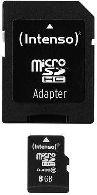 Kartë memorie Intenso MicroSDHC, 8GB, Class 10