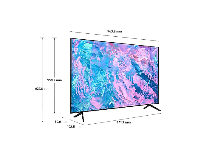 Televizor Samsung UE43CU7172UXXH, 43", LED, 4K UHD, Smart, Tizen