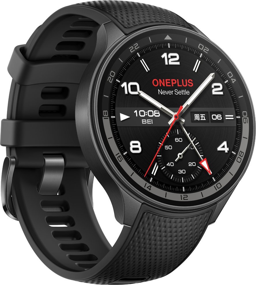 Ora inteligjente OnePlus Watch 2R OPWWE234, 100 orë bateri, Wear OS, gri gunmetal