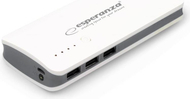 Powerbank Esperanza Radium, 8000mAh, 4 porta USB, i zi gri