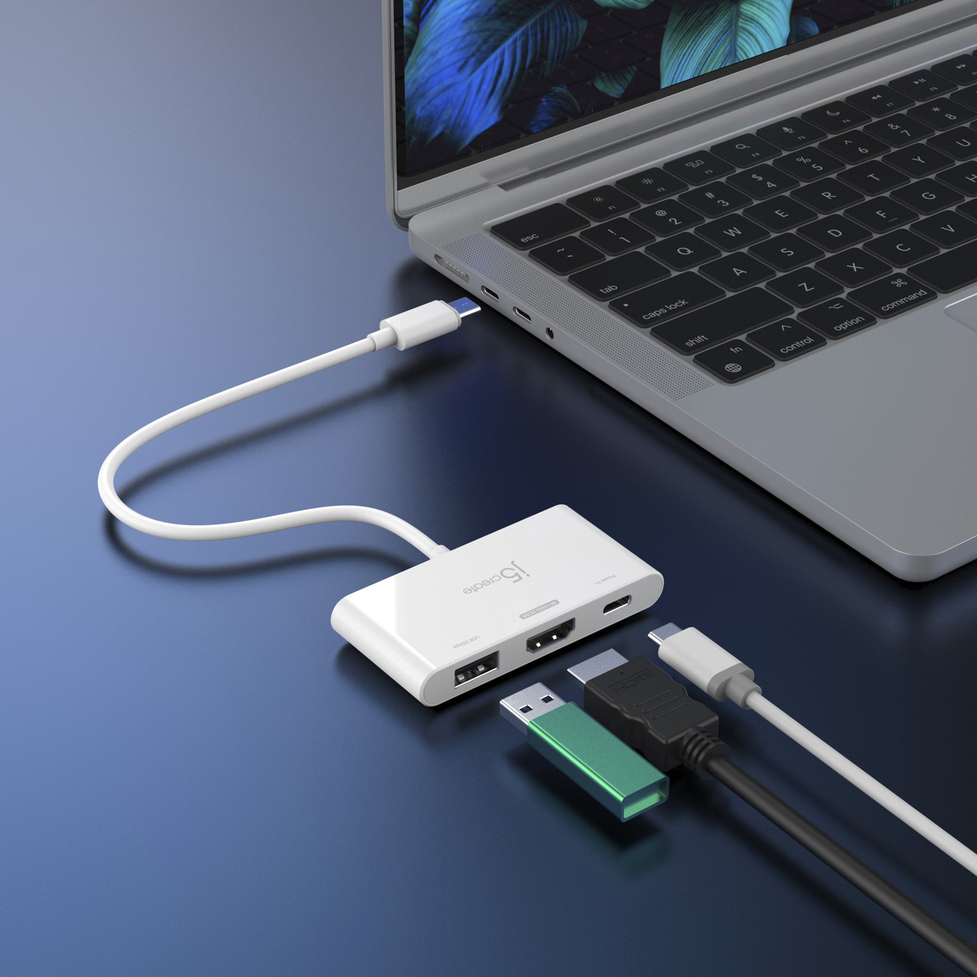 Адаптер USB C во HDMI J5create JCA399, 4K 144Hz, USB 3.2, Power Delivery 100W, црн