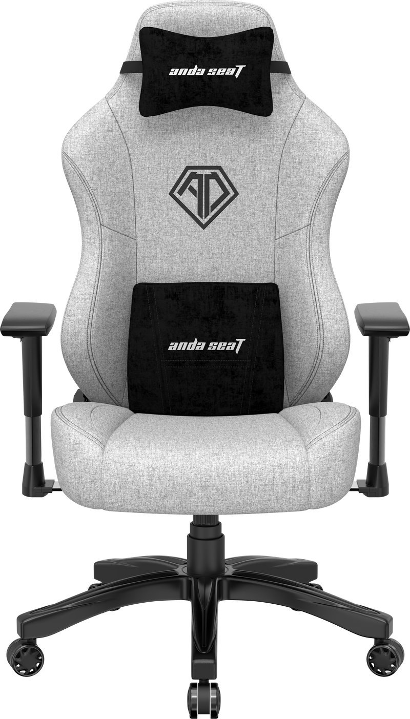 Karrige gaming AndaSeat Phantom 3 Series, madhësia L, PVC lëkurë, gri