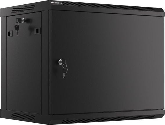 Kabinet rrjeti muror Lanberg WF01-6409-00B, 19", 9U, i zi
