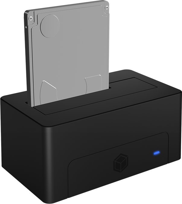 Docking station për HDD ICY BOX IB-1121-U3, 1x 2.5" 3.5", USB 3.2 Gen 1, i zi