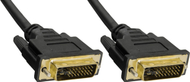 Kabllo Akyga DVI-D - DVI-D, 1.8m, e zezë