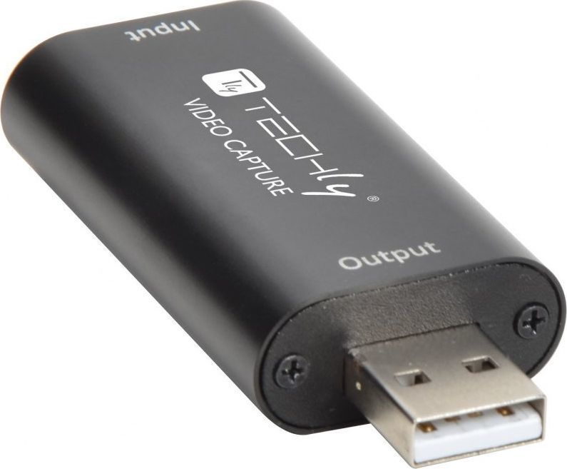 Kartë kapëse video Techly I-USB-VIDEO-1080TY, USB në HDMI, hyrje 4K, dalje 1080p, e zezë