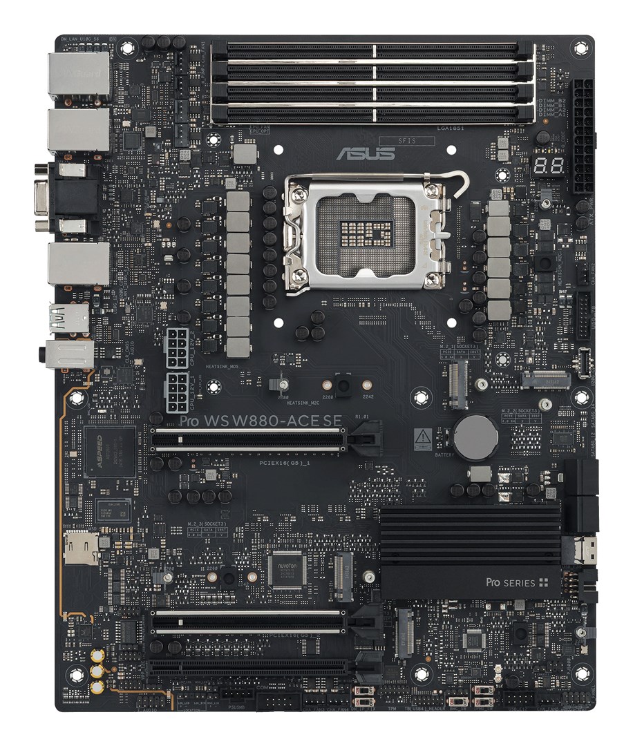 Pllakë amë ASUS PRO WS W880 ACE SE, Intel W880, ATX, e zezë