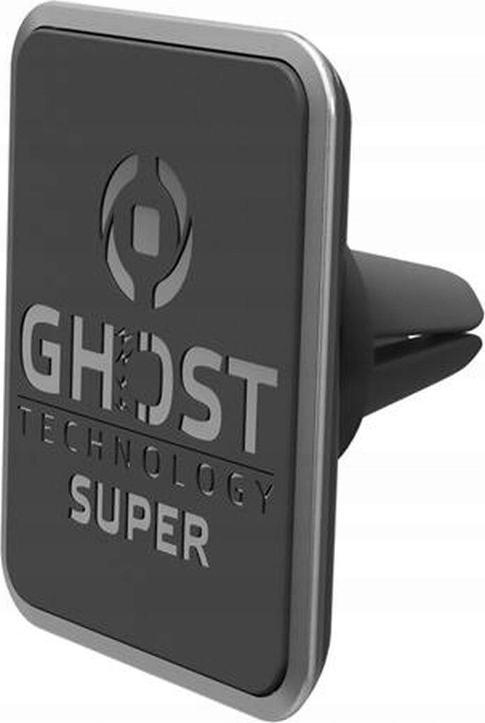 Mbajtës telefoni Celly GHOSTSUPERPLUS 360, për grilë ajri, rrotullim 360°, i zi