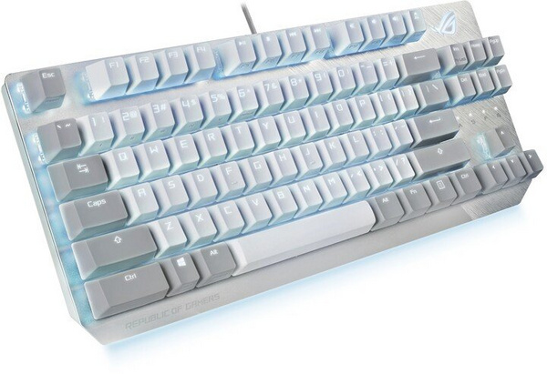 [OUTLET] Tastierë ASUS ROG STRIX Scope NX TKL Moonlight White, ROG NX Red, US