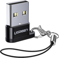 Adapter USB Ugreen, USB C në USB A 2.0, 3A, i zi