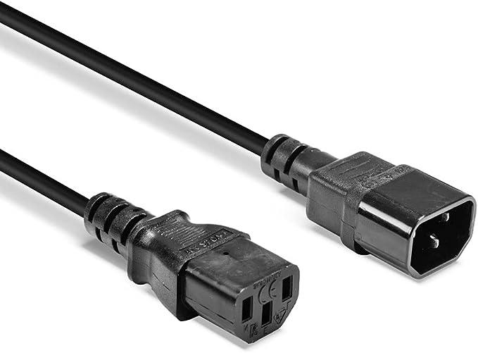 Kabllo rryme Lindy 30332, 3m, IEC 320 C14 në IEC 320 C13, e zezë