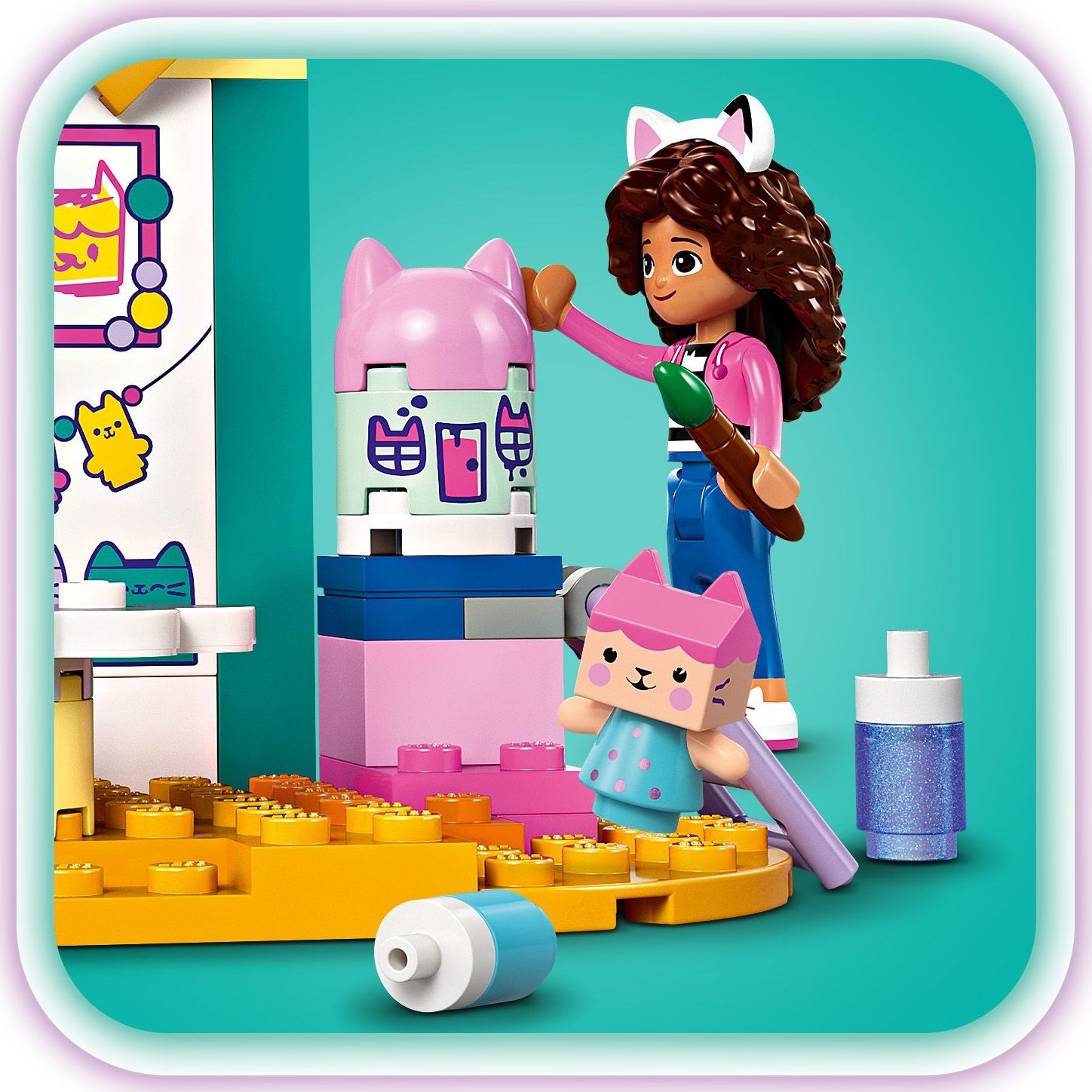 Set ndërtimi Spin Master Gabby's Dollhouse Crafting with Baby, për fëmijë 4+, shumëngjyrësh