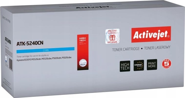 Toner për printer Activejet ATK-5240CN, cyan