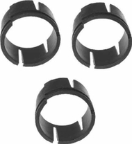 Set inserte plastike për trekëmbësh Gitzo, 18.2mm, 3 copë, të zeza