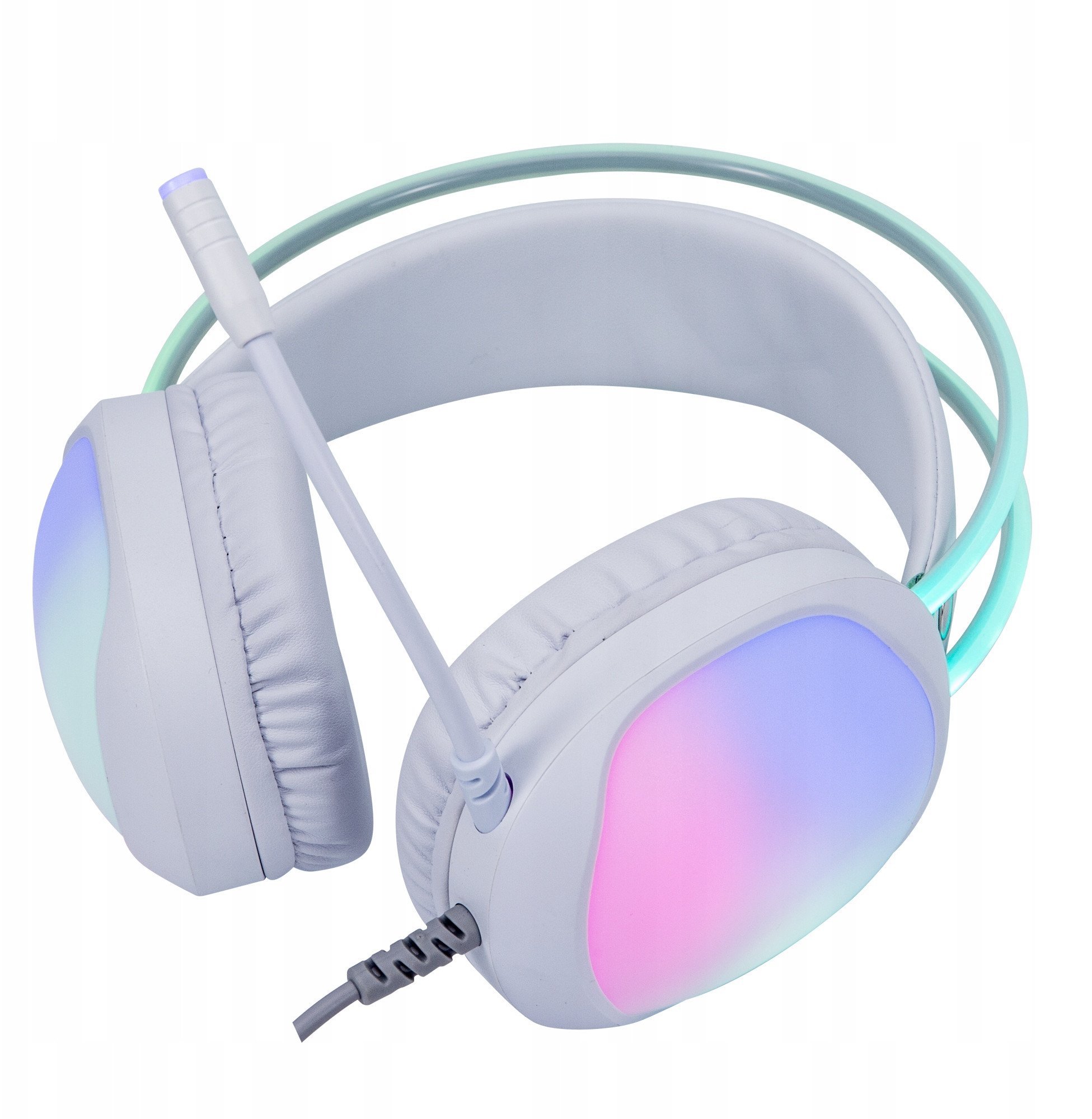 Kufje gaming Marvo HG8959, RGB, transparente