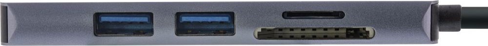 Hub USB InLine Multi-hub, USB 3.2 Gen 1, HDMI 4K, gri