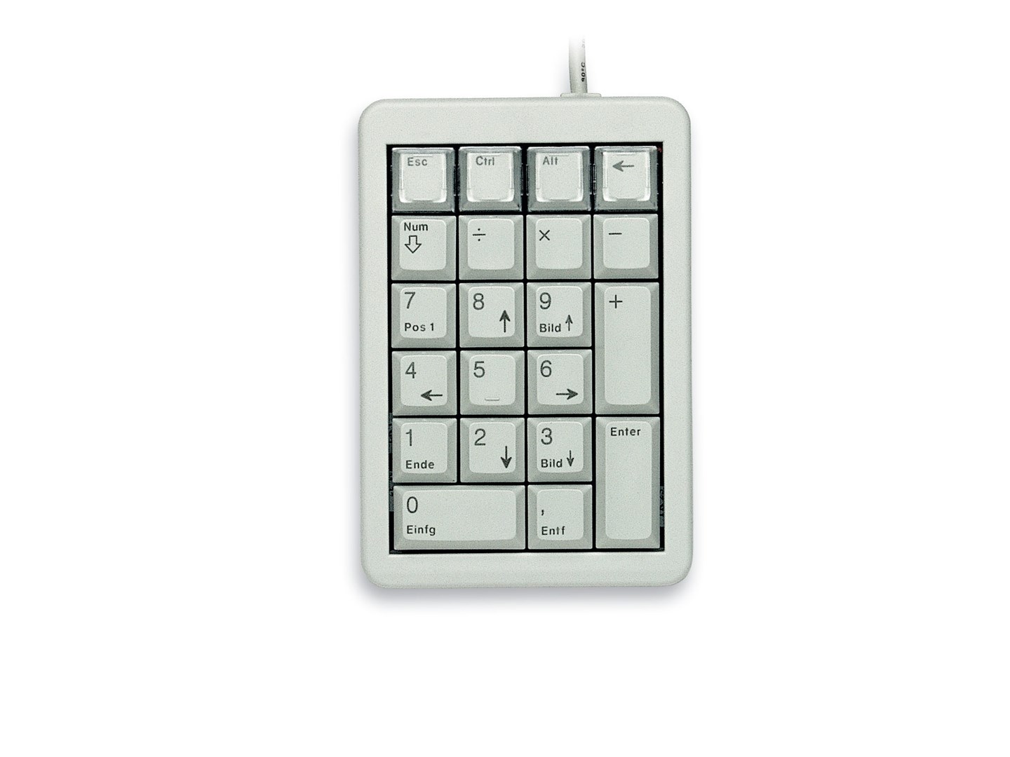 Tastierë numerike Cherry G84-4700, USB, ML-Technology, e hirtë
