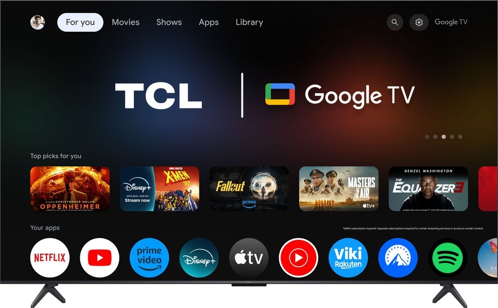 Televizor TCL 75Q6CX2, 75", Mini LED, Smart Google TV