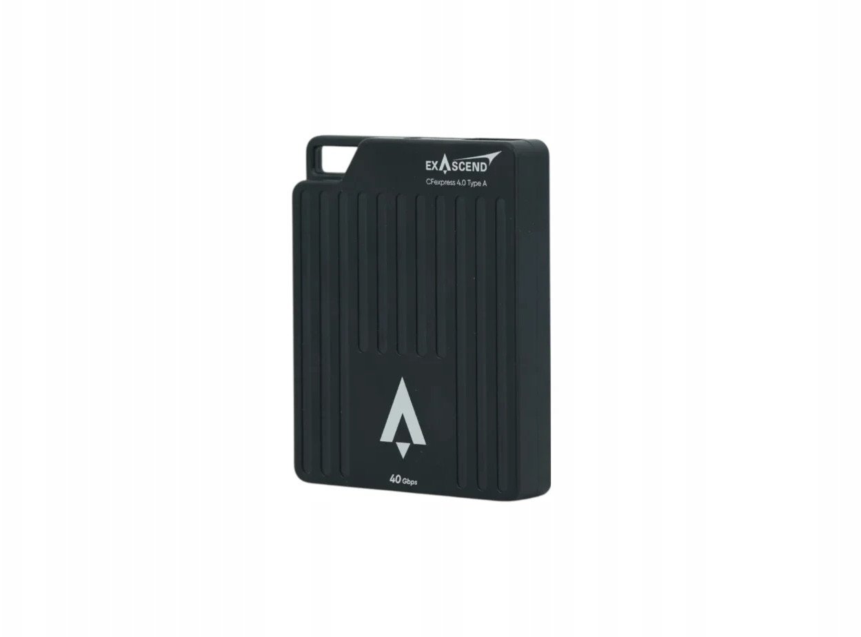 Lexues karte Exascend Nitro, CFexpress 4.0 Type A, USB4 40 Gbps, kasë alumini