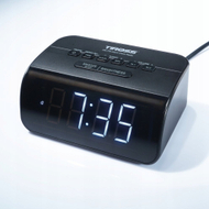 Radio ora digjitale TS490, AM/FM, ekran i ndriçuar, e zezë