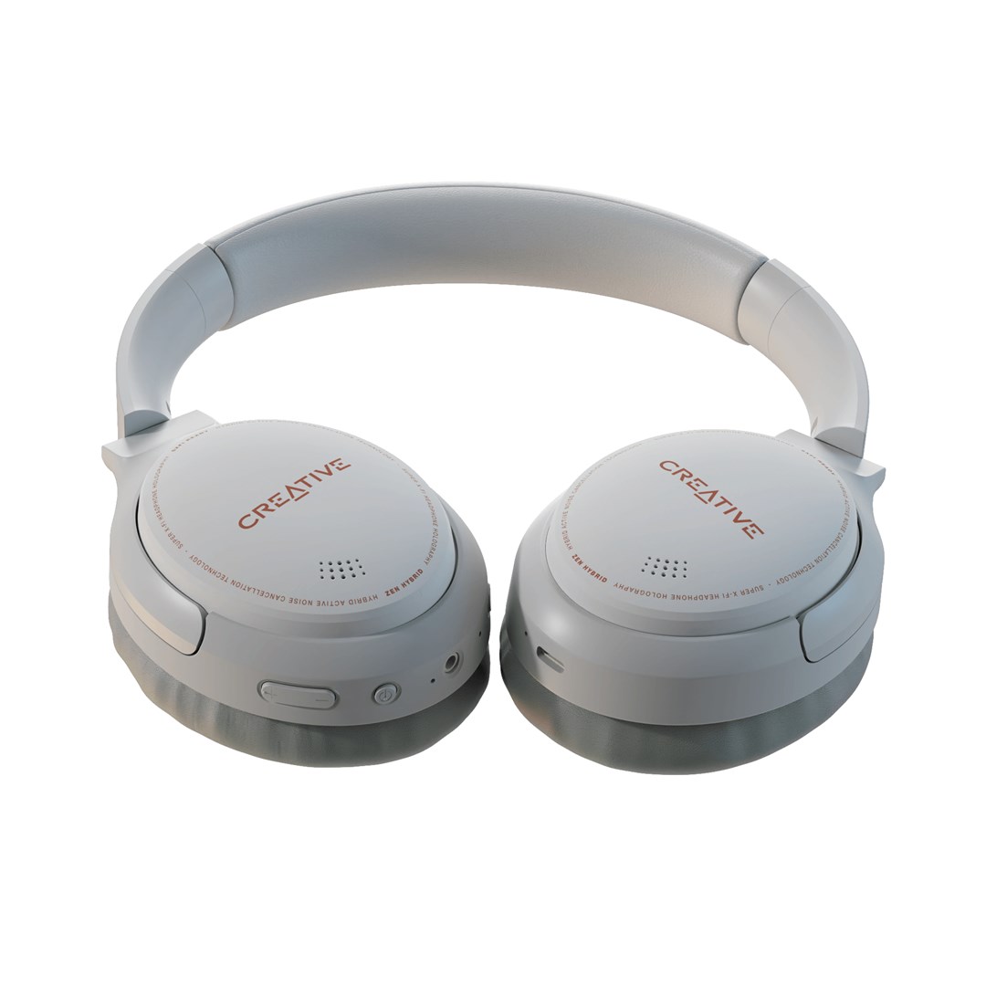Kufje Creative Labs ZEN Hybrid, Wireless dhe Wired, të bardha