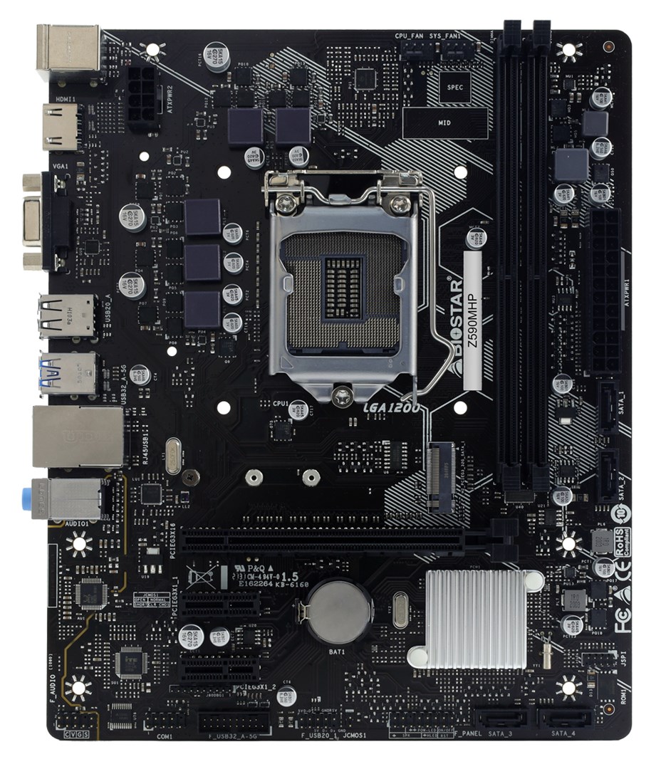 Pllakë amë Biostar Z590MHP Intel Z590 LGA 1200 (Socket H5) micro ATX
