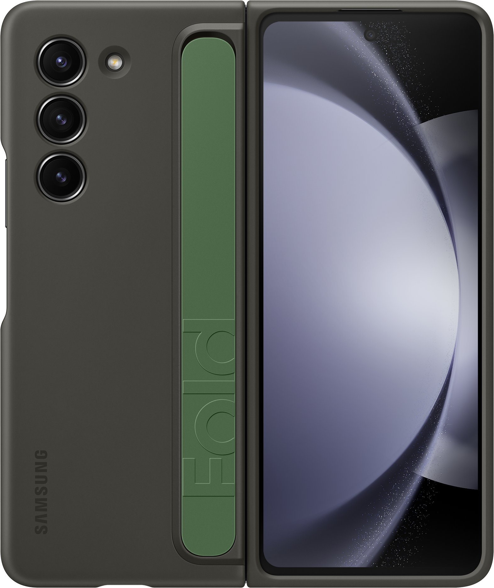 Mbulesë mbrojtëse Samsung Standing Protective Cover with Strap, për Galaxy Z Fold5, me rrip, e zezë