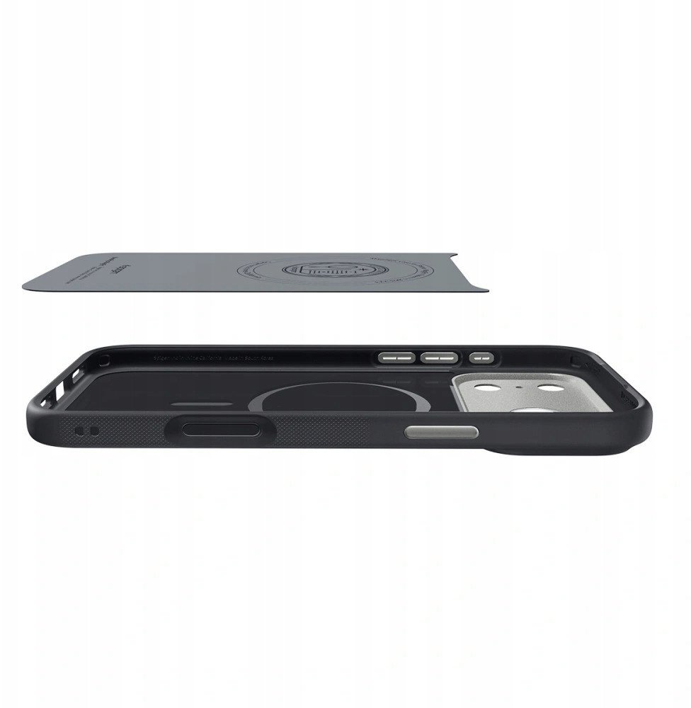 Mbështjellës telefoni Spigen Caseology Nano Pop MagSafe, për iPhone 17 Pro Max, i zi