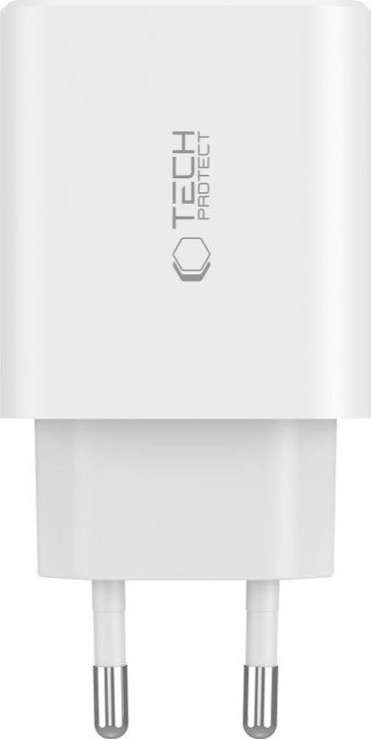 Karikues rrjeti Tech-Protect C30W, 2x USB-C PD 30W, USB-A QC 3.0, i bardhë