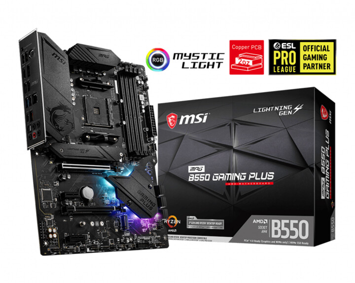 Pllakë amë MSI MPG B550 GAMING PLUS - AMD B550