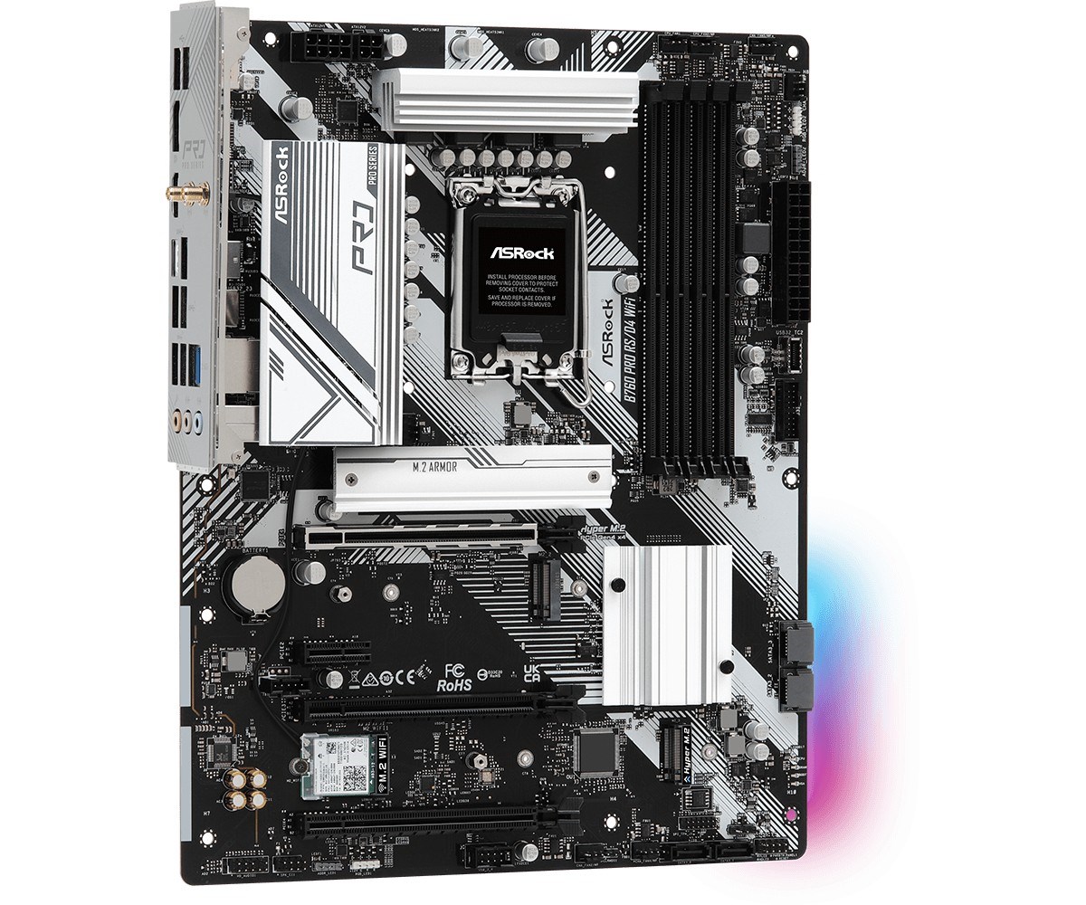 Pllakë amë ASRock B760 PRO RS/D4 WiFi