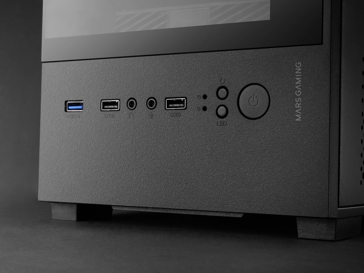 Kuti kompjuterike gaming Mars Gaming MC-SE2, MicroATX, xham i temperuar, FRGB, e zezë