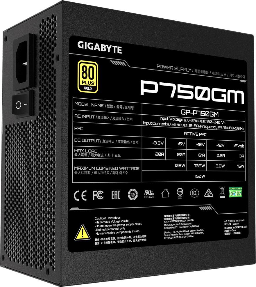 Burim energjie Gigabyte P750GM GP-P750GM ATX, 750W