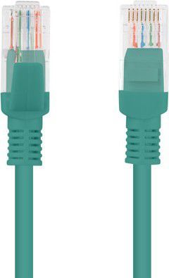 Kabllo rrjeti Lanberg RJ-45/RJ-45 Cat. 5e, 1m, e gjelbërt