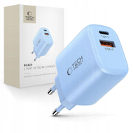 Karikues mural Tech-Protect NCA20, 20W PD QC3.0, USB-A USB-C, blu