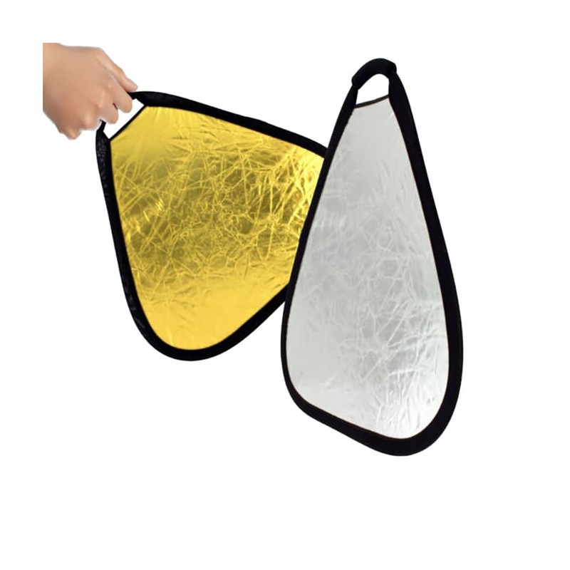 NiceFoto Silver/White & Silver/Gold Portable Reflector 80cm