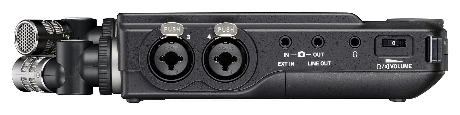 Regjistrues audio Tascam Portacapture X8, 32 bit, 4 hyrje XLR, i zi