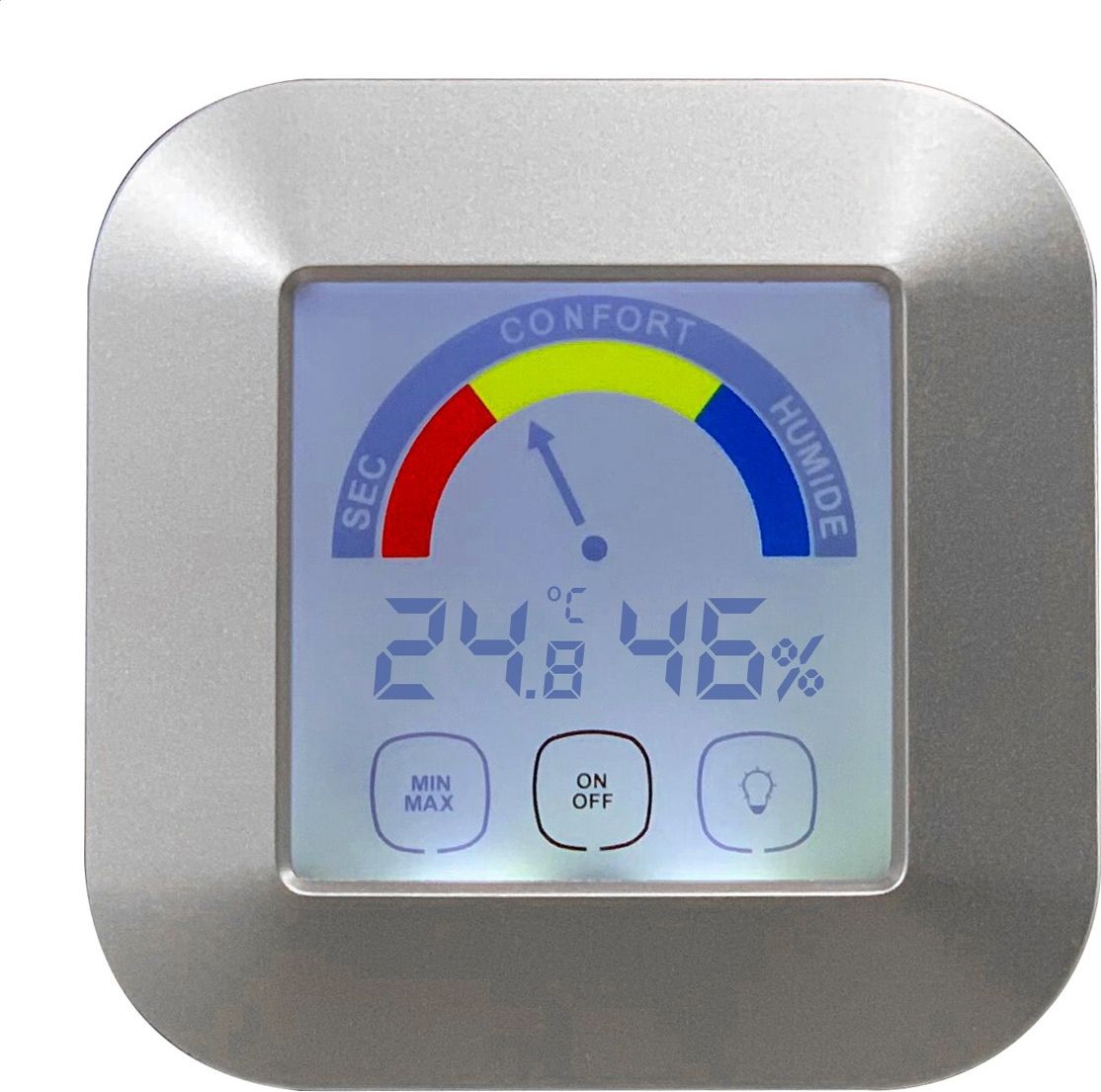 Matës i temperaturës Omega OWS20 LCD 45254, i bardhë